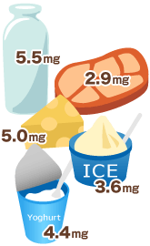 食品中のCLA含量